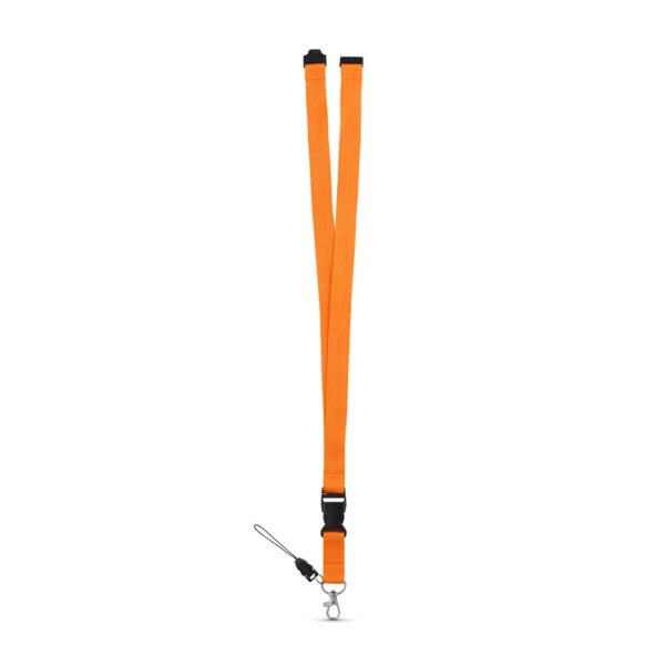MURRAY. Lanyard aus Polyester (20 mm) mit einem Schlüsselband