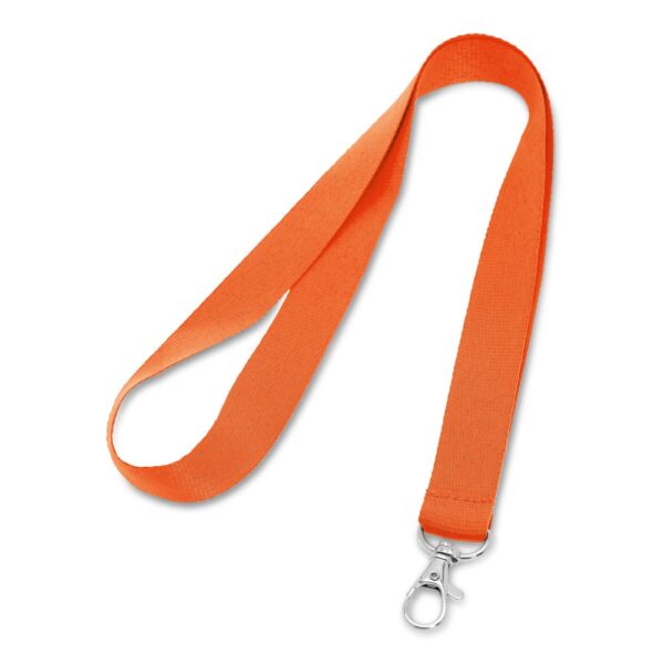 LARIAT. Lanyard aus Polyester mit 20mm Breite - orange