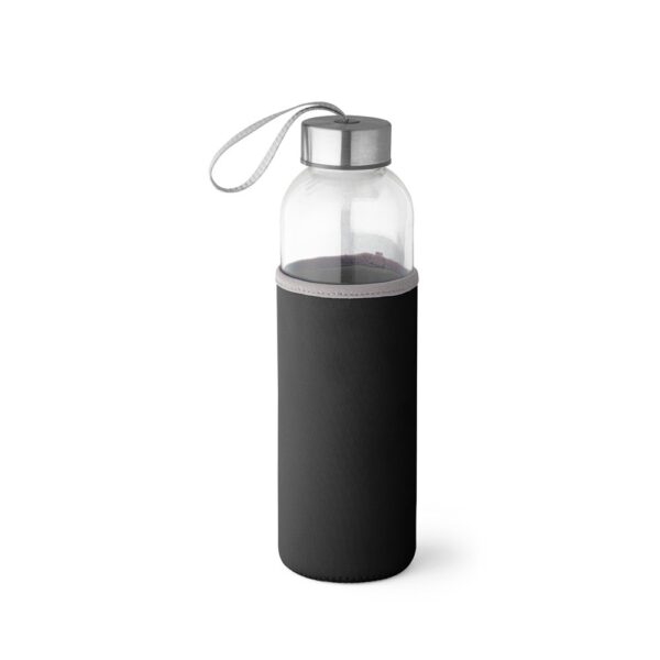 RAISE. Glas und Edelstahl Sportflasche 520 mL - schwarz, 520 ml
