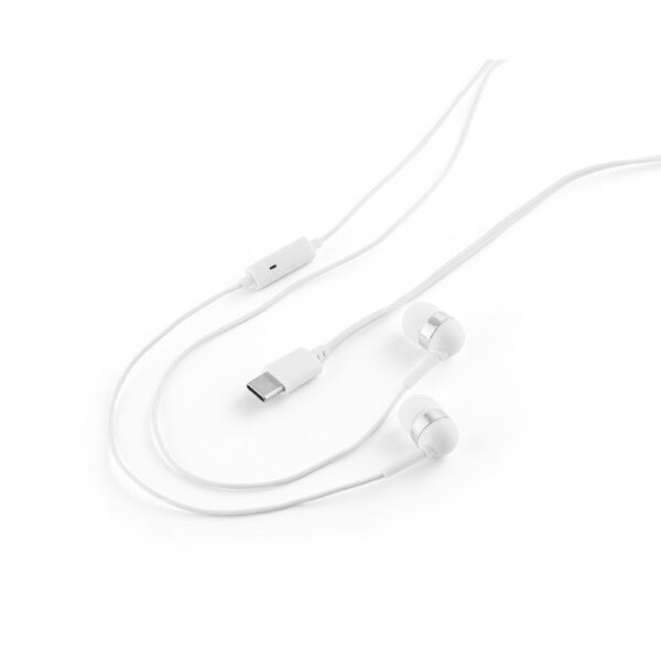 PRESLEY. In-Ear Kopfhörer mit 1.2 Meter langem USB-C-Kabel und integriertem Mikrofon aus ABS