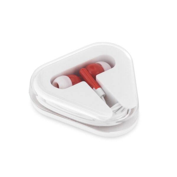 FARADAY. In-Ear Kopfhörer mit 1.25 Meter Kabel aus ABS - rot