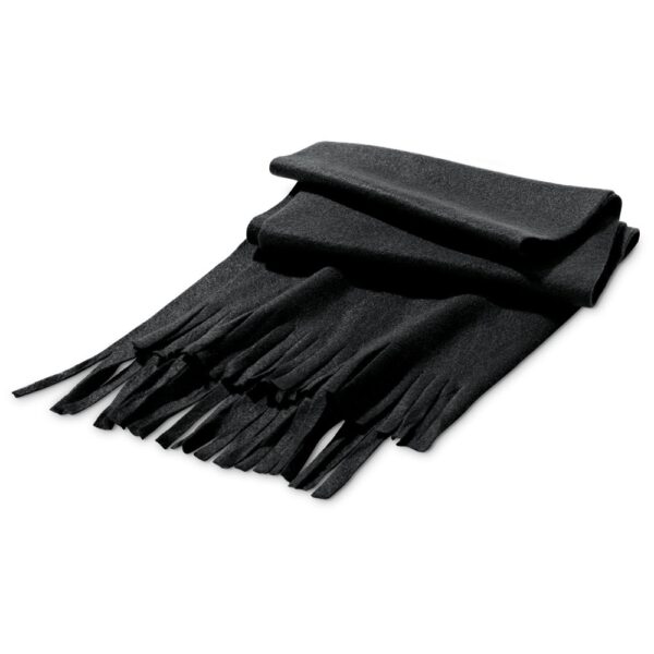 JASON. Schal aus Fleece (200g/m²) - schwarz