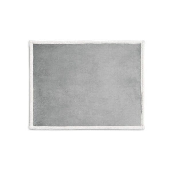 HEIDEN. Wendbare Fleecedecke (190 g/m²) mit Satinband und personalisierter Karte