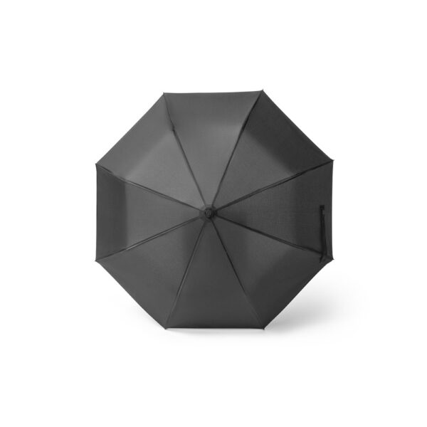 SKYLAR. 2-in-1-Regenschirm mit Einkaufstasche inklusive. Dieser ist aus recyceltem Polyester