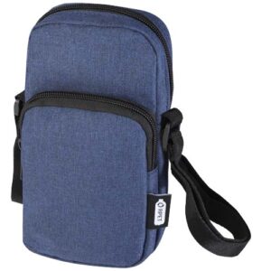 Ross Handytasche aus recyceltem GRS-Material - Heidekraut-Marineblau