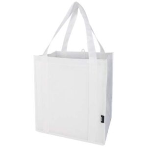 Liberty Tragetasche mit hartem Boden aus recyceltem GRS Non Woven 6 L - weiss