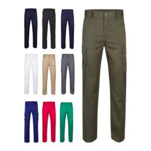 VL LUGH. Multi-Pocket-Stretchhose (240 g/m²) aus Baumwolle (46 %), EME (38 %) und Polyester (16 %)