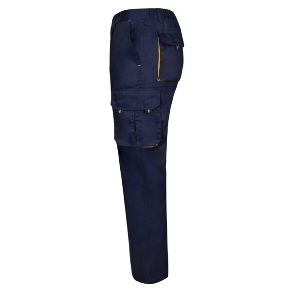 VL HYPNOS. Zweifarbige Twill-Hose mit mehreren Taschen (200 g/m²), aus Baumwolle (35 %) und Polyester (65 %)