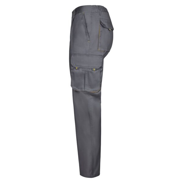 VL HYPNOS. Zweifarbige Twill-Hose mit mehreren Taschen (200 g/m²), aus Baumwolle (35 %) und Polyester (65 %)