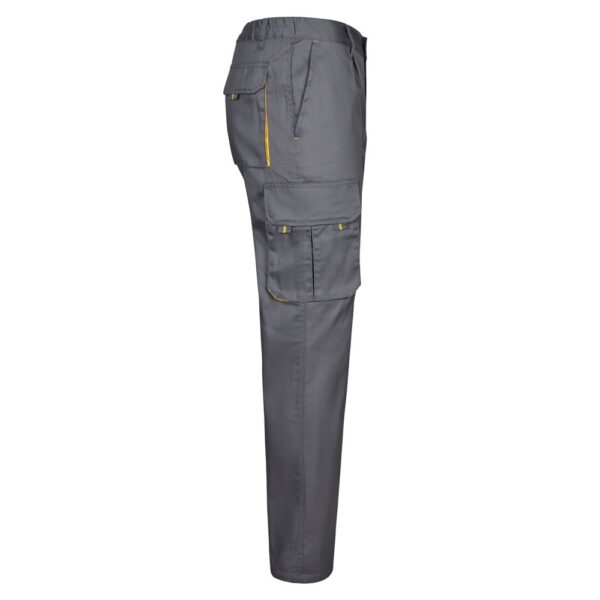VL HYPNOS. Zweifarbige Twill-Hose mit mehreren Taschen (200 g/m²), aus Baumwolle (35 %) und Polyester (65 %)
