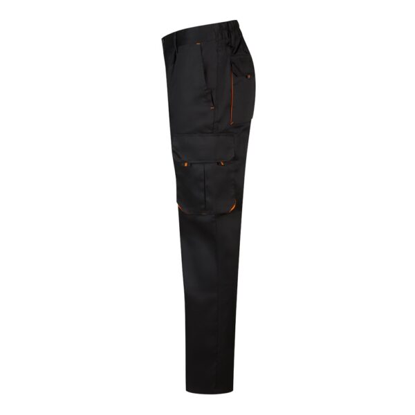 VL HYPNOS. Zweifarbige Twill-Hose mit mehreren Taschen (200 g/m²), aus Baumwolle (35 %) und Polyester (65 %)