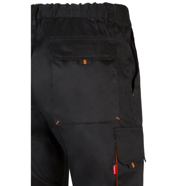 VL HYPNOS. Zweifarbige Twill-Hose mit mehreren Taschen (200 g/m²), aus Baumwolle (35 %) und Polyester (65 %)
