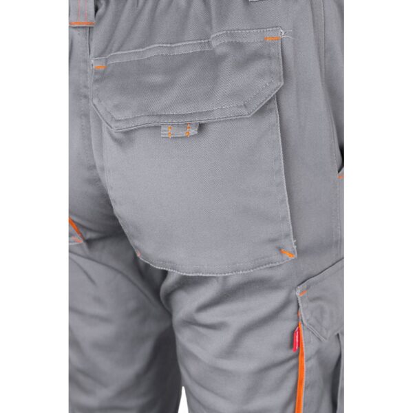 VL HYPNOS. Zweifarbige Twill-Hose mit mehreren Taschen (200 g/m²), aus Baumwolle (35 %) und Polyester (65 %)