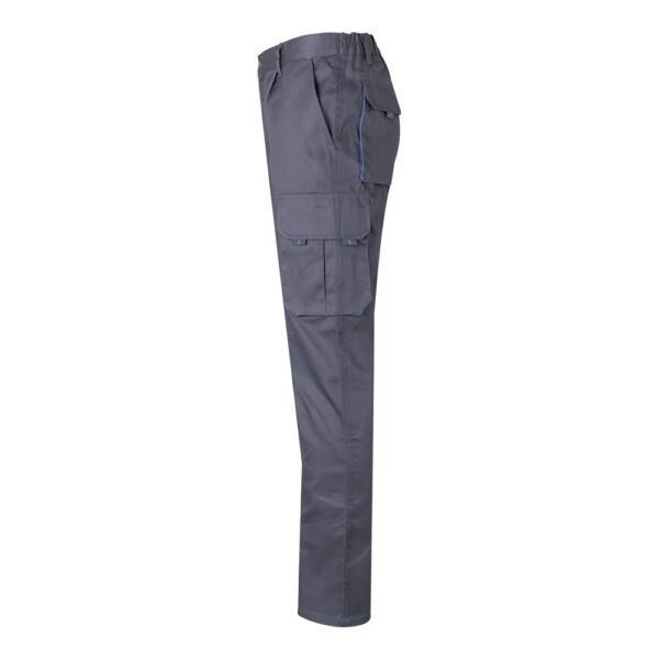 VL HYPNOS. Zweifarbige Twill-Hose mit mehreren Taschen (200 g/m²), aus Baumwolle (35 %) und Polyester (65 %)