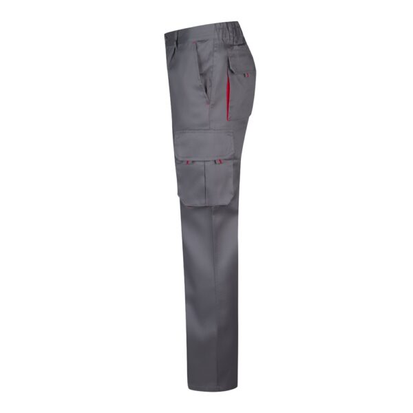 VL HYPNOS. Zweifarbige Twill-Hose mit mehreren Taschen (200 g/m²), aus Baumwolle (35 %) und Polyester (65 %)
