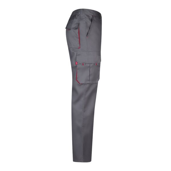VL HYPNOS. Zweifarbige Twill-Hose mit mehreren Taschen (200 g/m²), aus Baumwolle (35 %) und Polyester (65 %)
