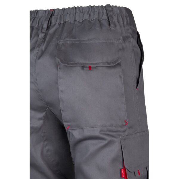 VL HYPNOS. Zweifarbige Twill-Hose mit mehreren Taschen (200 g/m²), aus Baumwolle (35 %) und Polyester (65 %)
