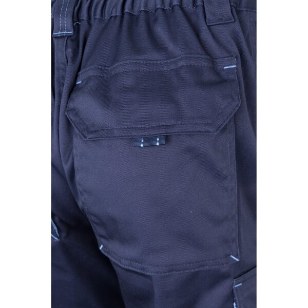 VL HYPNOS. Zweifarbige Twill-Hose mit mehreren Taschen (200 g/m²), aus Baumwolle (35 %) und Polyester (65 %)