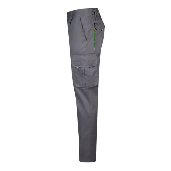 VL HYPNOS. Zweifarbige Twill-Hose mit mehreren Taschen (200 g/m²), aus Baumwolle (35 %) und Polyester (65 %)