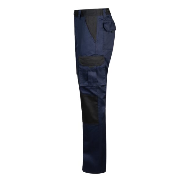 VL NJORD. Zweifarbige Twill-Hose mit mehreren Taschen (240 g/m²), aus Baumwolle (35%) und Polyester (65%)