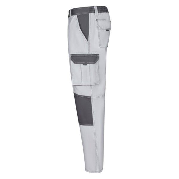 VL NJORD. Zweifarbige Twill-Hose mit mehreren Taschen (240 g/m²), aus Baumwolle (35%) und Polyester (65%)