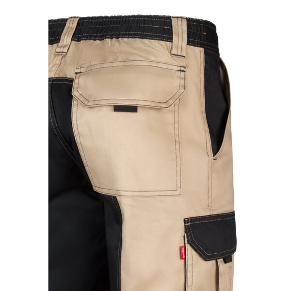 VL NJORD. Zweifarbige Twill-Hose mit mehreren Taschen (240 g/m²), aus Baumwolle (35%) und Polyester (65%)