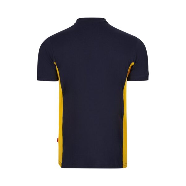 VL SUPAY. Zweifarbiges Piqué-Poloshirt (180 g/m²), kurzärmelig, aus Baumwolle (60%) und Polyester (40%)