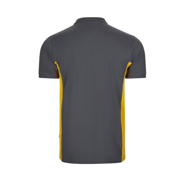 VL SUPAY. Zweifarbiges Piqué-Poloshirt (180 g/m²), kurzärmelig, aus Baumwolle (60%) und Polyester (40%)