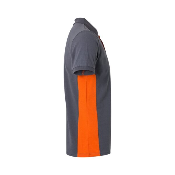 VL SUPAY. Zweifarbiges Piqué-Poloshirt (180 g/m²), kurzärmelig, aus Baumwolle (60%) und Polyester (40%)