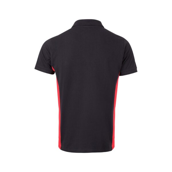VL SUPAY. Zweifarbiges Piqué-Poloshirt (180 g/m²), kurzärmelig, aus Baumwolle (60%) und Polyester (40%)