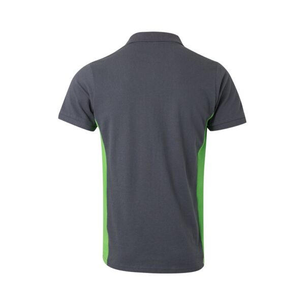 VL SUPAY. Zweifarbiges Piqué-Poloshirt (180 g/m²), kurzärmelig, aus Baumwolle (60%) und Polyester (40%)