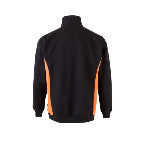VL SVAROG. Zweifarbiges Frottee-Sweatshirt (260 g/m²), aus Polyester (65 %) und Baumwolle (35 %)