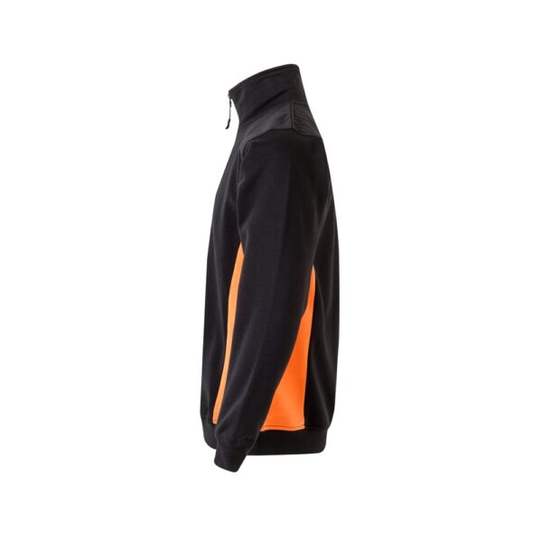 VL SVAROG. Zweifarbiges Frottee-Sweatshirt (260 g/m²), aus Polyester (65 %) und Baumwolle (35 %)