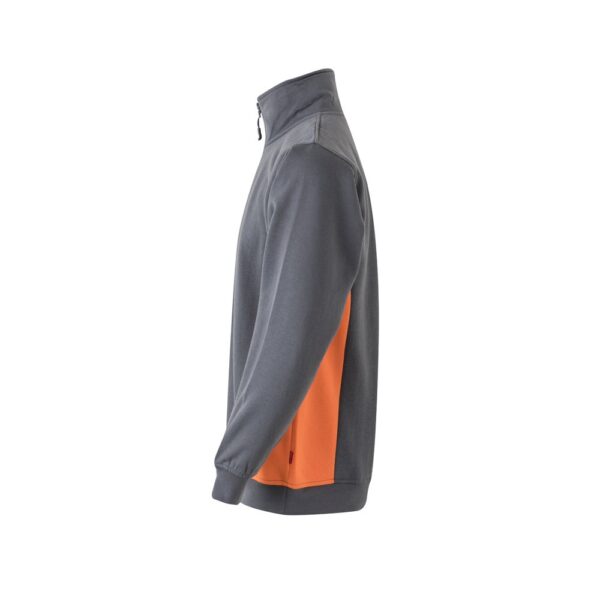 VL SVAROG. Zweifarbiges Frottee-Sweatshirt (260 g/m²), aus Polyester (65 %) und Baumwolle (35 %)
