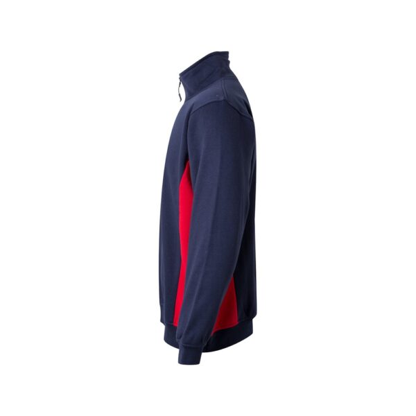 VL SVAROG. Zweifarbiges Frottee-Sweatshirt (260 g/m²), aus Polyester (65 %) und Baumwolle (35 %)