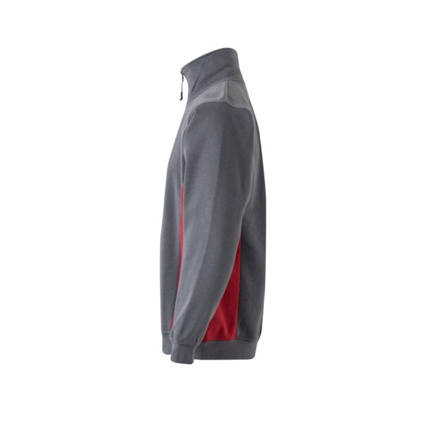 VL SVAROG. Zweifarbiges Frottee-Sweatshirt (260 g/m²), aus Polyester (65 %) und Baumwolle (35 %)