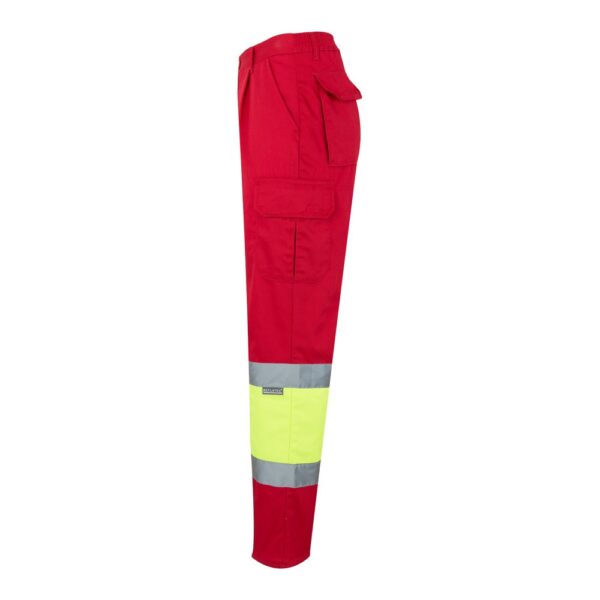 VL POSEIDON. Zweifarbige Twill-Hose mit mehreren Taschen (210 g/m²), aus Baumwolle (20%) und Polyester (80%)