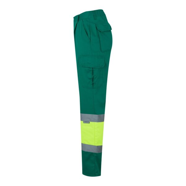 VL POSEIDON. Zweifarbige Twill-Hose mit mehreren Taschen (210 g/m²), aus Baumwolle (20%) und Polyester (80%)