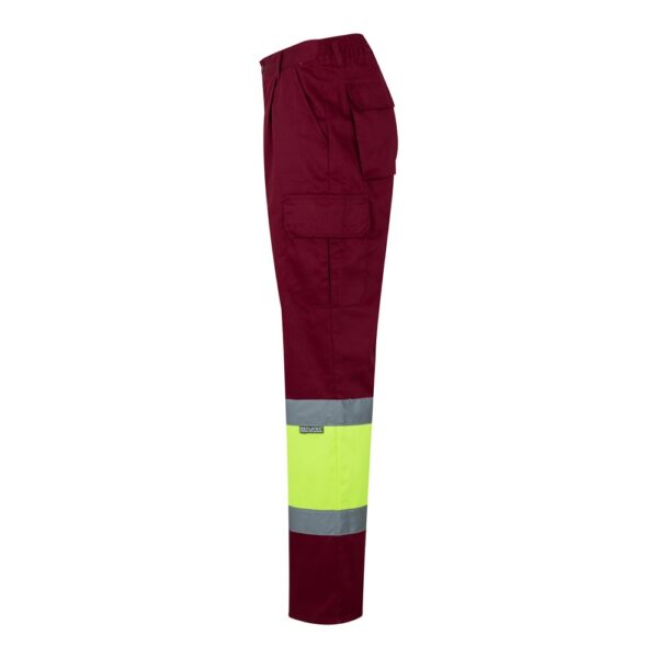 VL POSEIDON. Zweifarbige Twill-Hose mit mehreren Taschen (210 g/m²), aus Baumwolle (20%) und Polyester (80%)