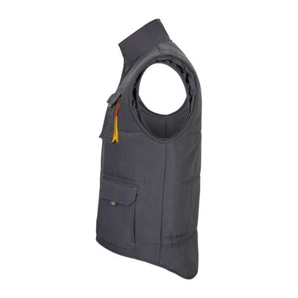 VL NERGAL. Steppweste, zweifarbig, mit mehreren Taschen (120g/m²), aus Polyester (100%)