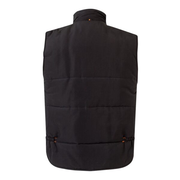 VL NERGAL. Steppweste, zweifarbig, mit mehreren Taschen (120g/m²), aus Polyester (100%)