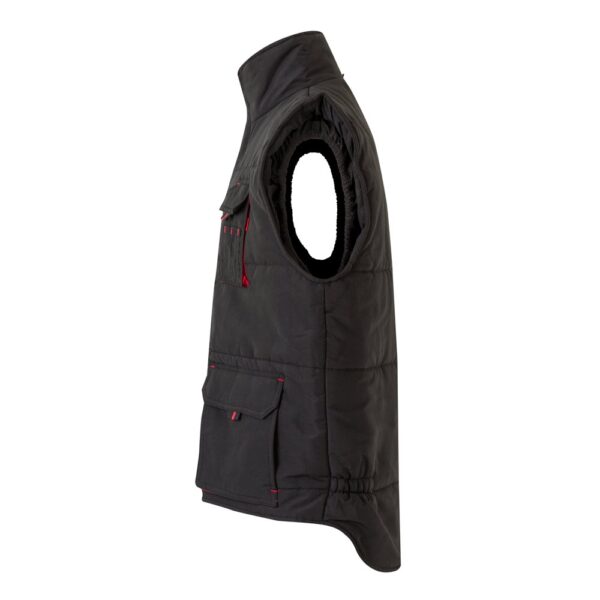 VL NERGAL. Steppweste, zweifarbig, mit mehreren Taschen (120g/m²), aus Polyester (100%)
