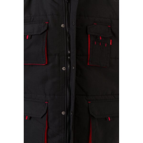 VL NERGAL. Steppweste, zweifarbig, mit mehreren Taschen (120g/m²), aus Polyester (100%)