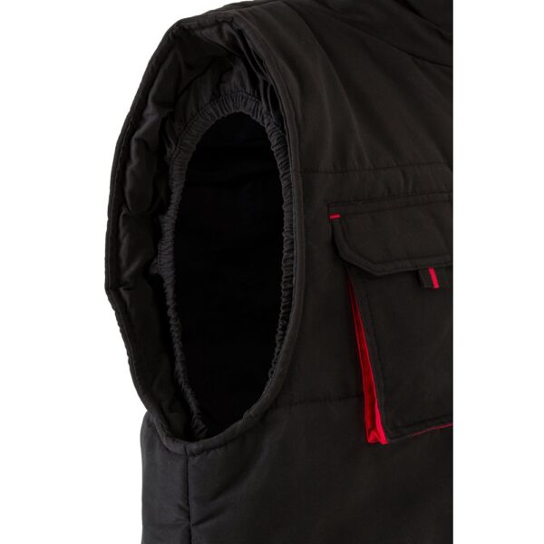 VL NERGAL. Steppweste, zweifarbig, mit mehreren Taschen (120g/m²), aus Polyester (100%)