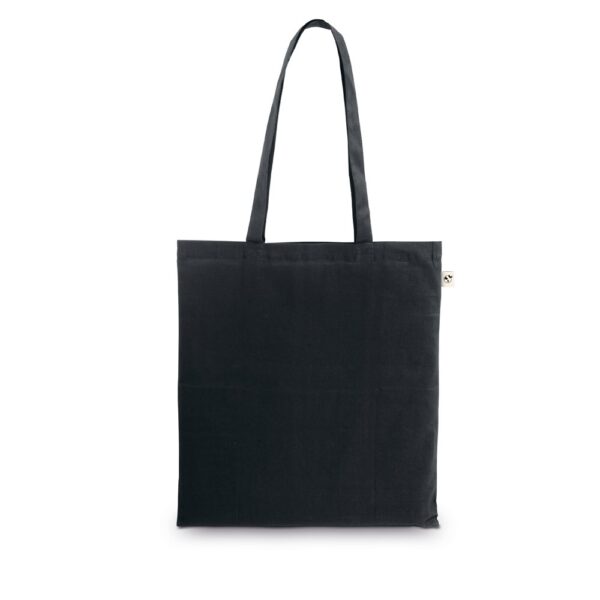 MEXICO. Tasche aus recycelter Baumwolle (70%) und Polyester (30% rPET) (150 g/m²) - schwarz