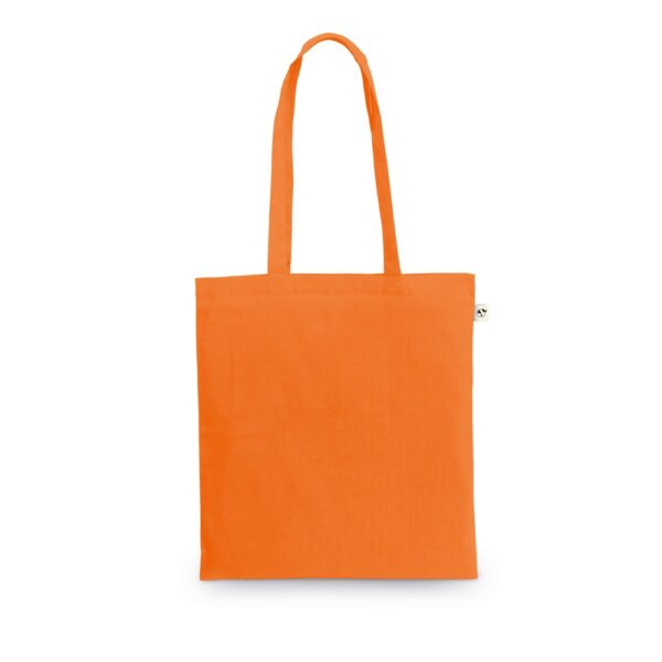 MEXICO. Tasche aus recycelter Baumwolle (70%) und Polyester (30% rPET) (150 g/m²) - orange