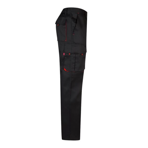 VL HYPNOS. Zweifarbige Twill-Hose mit mehreren Taschen (200 g/m²), aus Baumwolle (35 %) und Polyester (65 %)