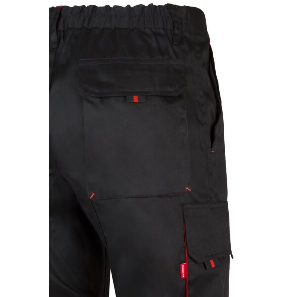 VL HYPNOS. Zweifarbige Twill-Hose mit mehreren Taschen (200 g/m²), aus Baumwolle (35 %) und Polyester (65 %)