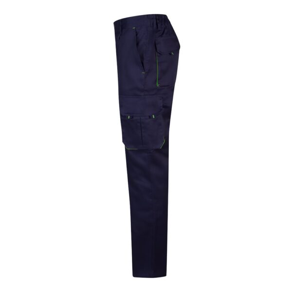 VL HYPNOS. Zweifarbige Twill-Hose mit mehreren Taschen (200 g/m²), aus Baumwolle (35 %) und Polyester (65 %)