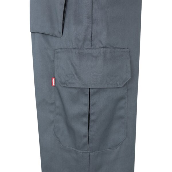 VL POSEIDON. Zweifarbige Twill-Hose mit mehreren Taschen (210 g/m²), aus Baumwolle (20%) und Polyester (80%)